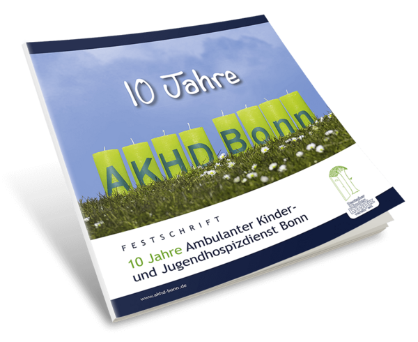 Das Bild zeigt das Cover der Festschrift zum 10-jährigen Jubiläum des AKHD Bonn